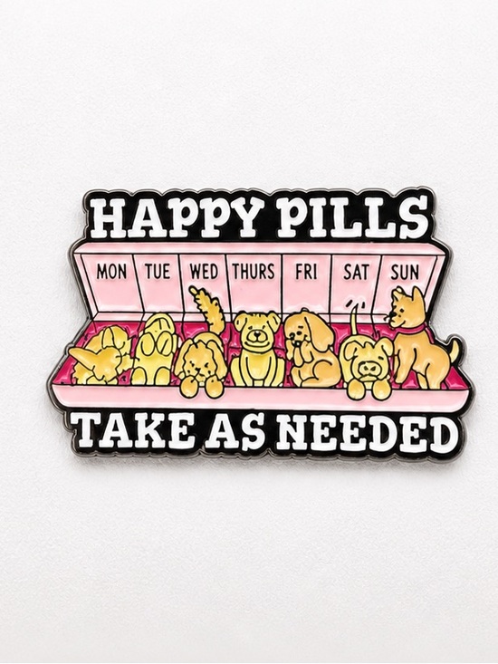 Other - Happy Pills Dog pin NEW
